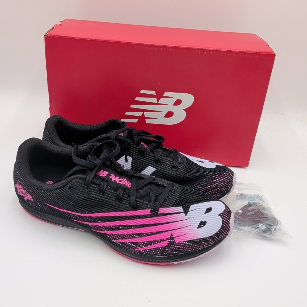 New‎ Balance Shoes Pink Glo XC7 Spikes Mesh Running Track WXCS7CP3 Women's 10.5